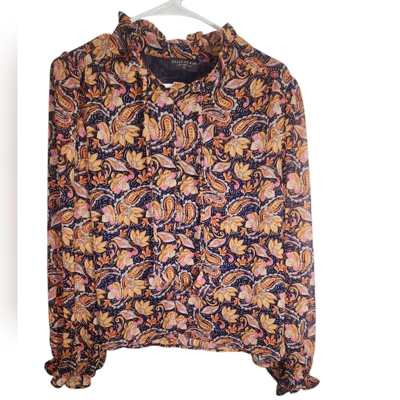 New Dress Forum Paisley Top‎ Medium - Picture 1 of 7